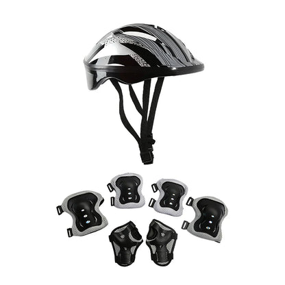 Kids Bike Helmet & Protective Gear Set – Toddler Helmet with Knee, Elbow & Wrist Pads for Cycling, Skateboard, Scooter & Skating