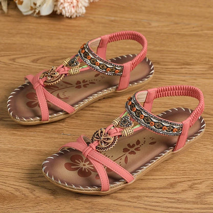 Women’s Summer Casual Sandals - Comfortable Walking Beach Shoes Outdoor Party Footwear for Ladies