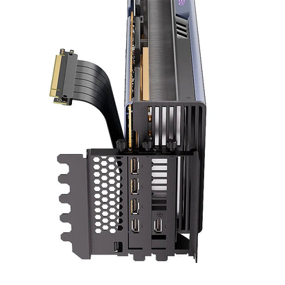 PCIe 3.0/4.0 x16 Vertical GPU Holder Kit - Graphics Card Riser Bracket Support for ATX & Micro ATX PC Cases