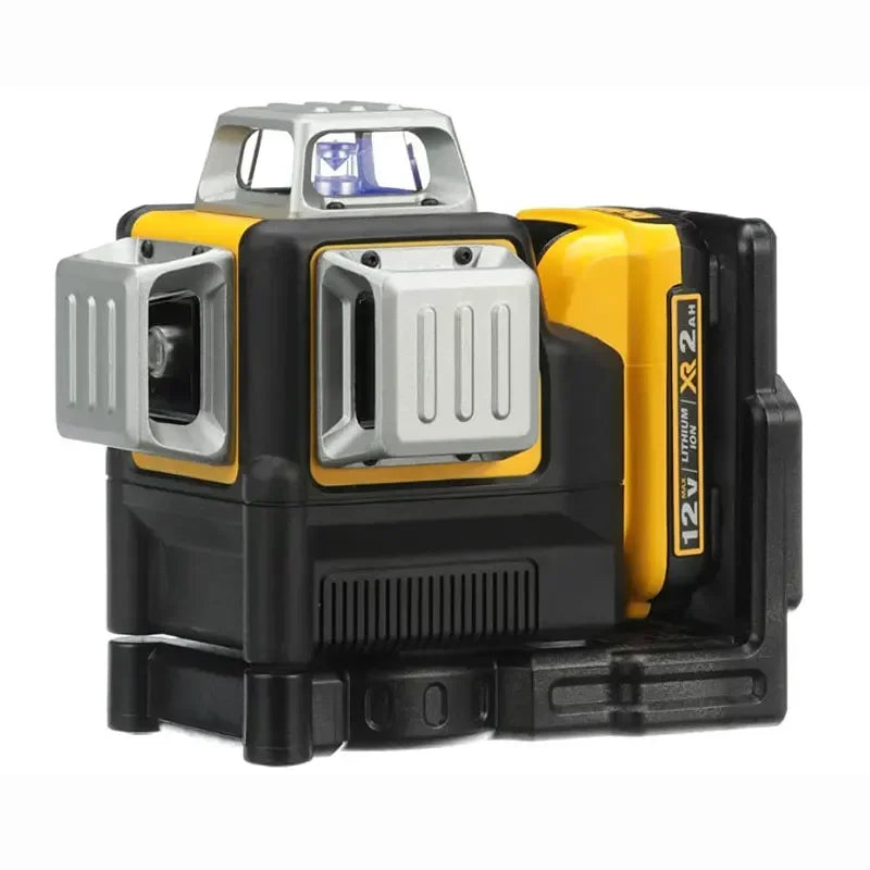 Dewalt DW089LG Laser Level - 3x360 Degree Vertical and Horizontal Lines, 12V Lithium Battery, Green Laser for Outdoor Use