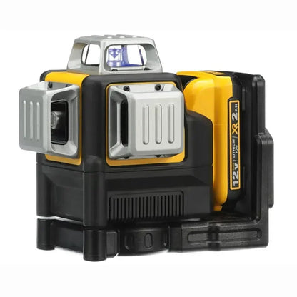 Dewalt DW089LG Laser Level - 3x360 Degree Vertical and Horizontal Lines, 12V Lithium Battery, Green Laser for Outdoor Use