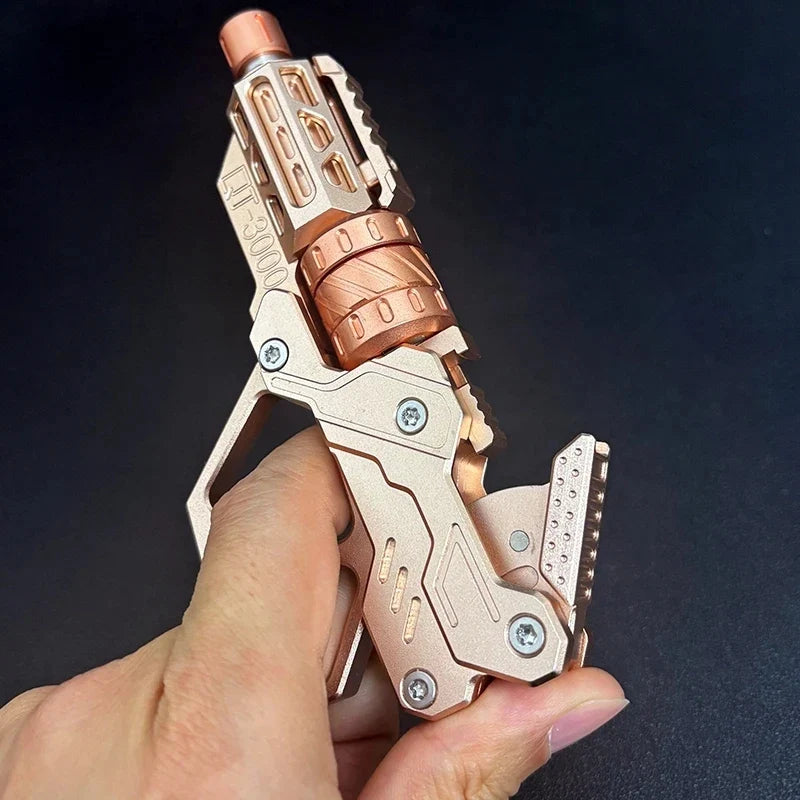 EDC QT-3000 Fidget Spinner - Metal Flip Push Slider Stress Relief Fingertip Gyro Toy
