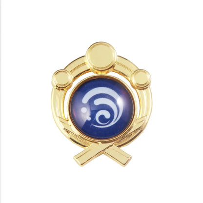 Genshin Impact Sumeru Vision Pins - Anime Character Element Badge Lapel Brooch Collectible Accessories