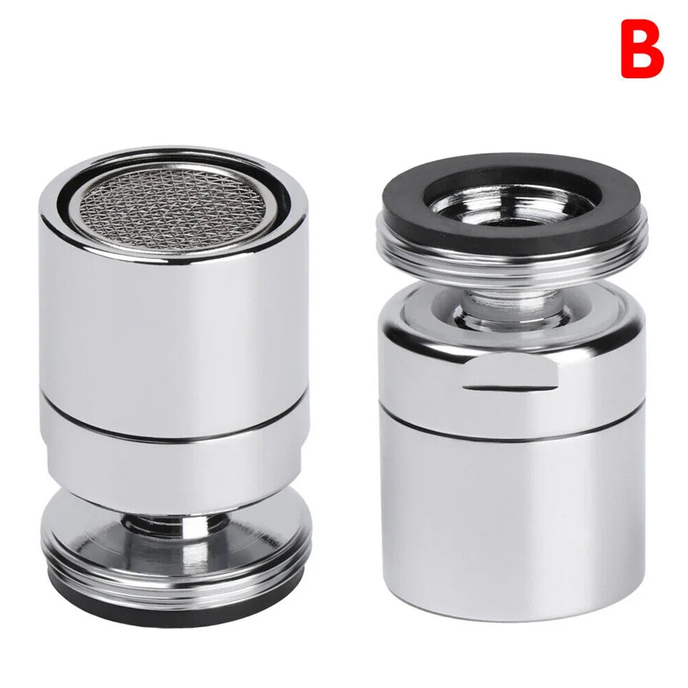360° Swivel Faucet Aerator - Water Saving Splash Proof Tap Sprayer Nozzle for Kitchen Sink