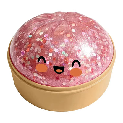 Simulation Dumpling Slow Rebound Stress Ball – Soft Squeeze Decompression Toy for Home, Office Decor & Birthday Gift for Kids & Adults