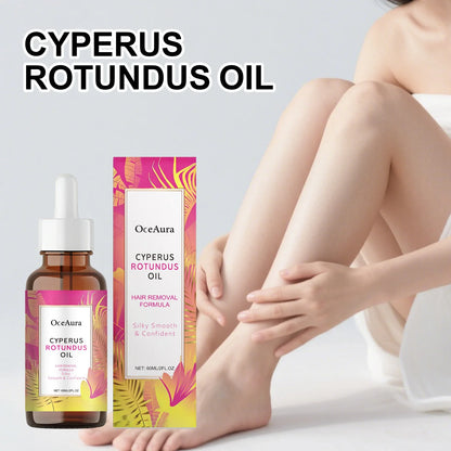 Cyperus Rotundus Hair Removal Oil - Gentle Body Care Oil for Smooth, Moisturized Skin