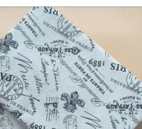 African Ankara Cotton Fabric - World Map Print for Sewing, Tablecloths, Pillows, Bags & Curtains