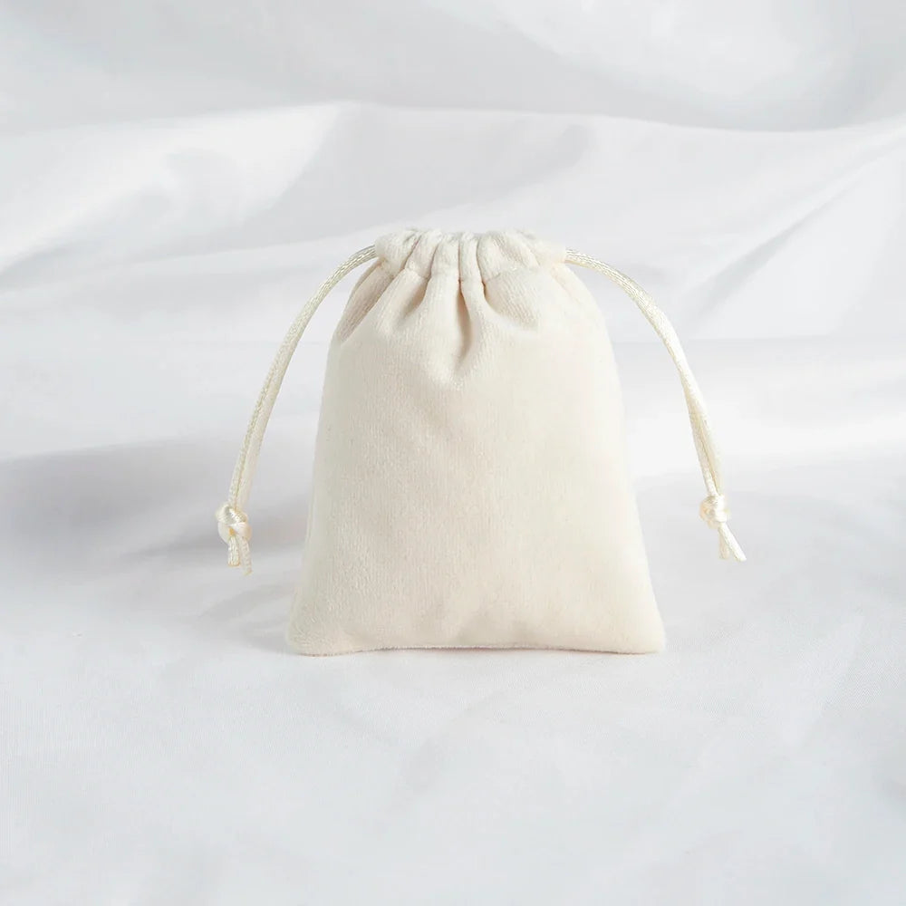 100-Pack Velvet Drawstring Jewelry Pouches - Personalized Logo Gift Bags for Wedding Favors, Candy & Makeup Packaging