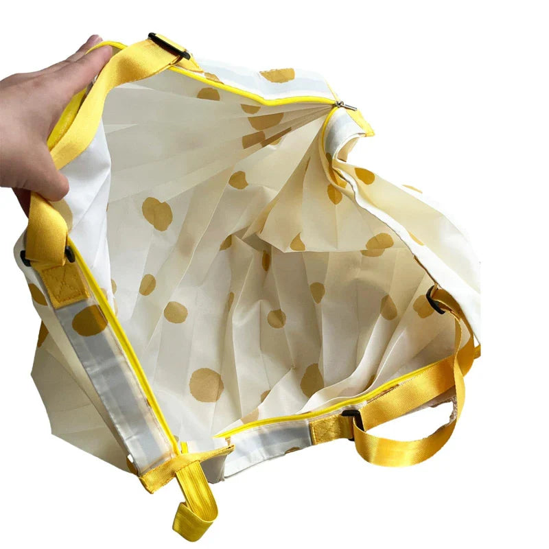 Foldable Waterproof Shopping Bag – Portable Travel, Beach, and Grocery Tote
