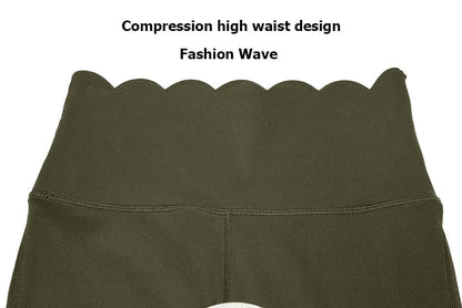 Women’s High Waist Sports Leggings – Solid Color Soft Yoga Pants & Breathable Gym Tights