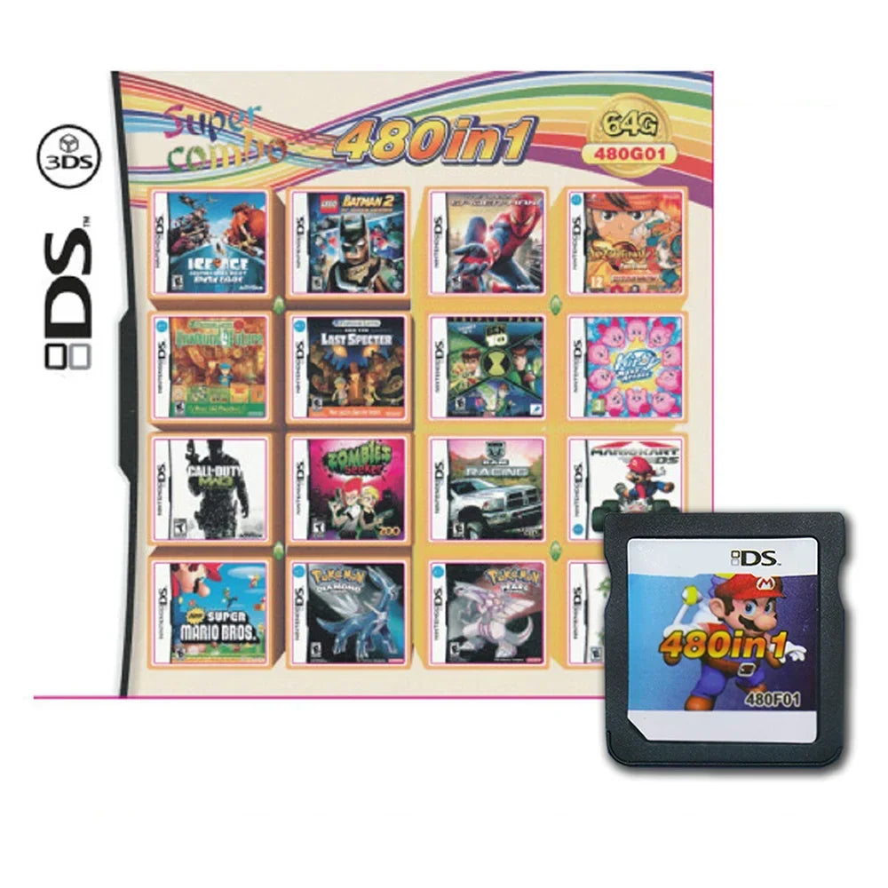 4300-in-1 Multi Game Cartridge — DS/NDS/3DS/NDSL Handheld R4 Video Game Card