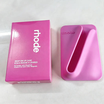 RHODE Magnetic Lip Case - MagSafe Compatible iPhone Cover with Lip Gloss Holder for iPhone 17 Air 16 15 14 13 12 11 Pro Max