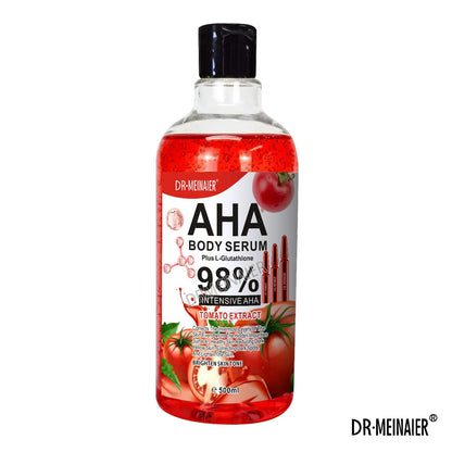 500ml AHA Moisturizing Face & Body Serum - Hydrating, Brightening & Firming Skin Care for Women & Men
