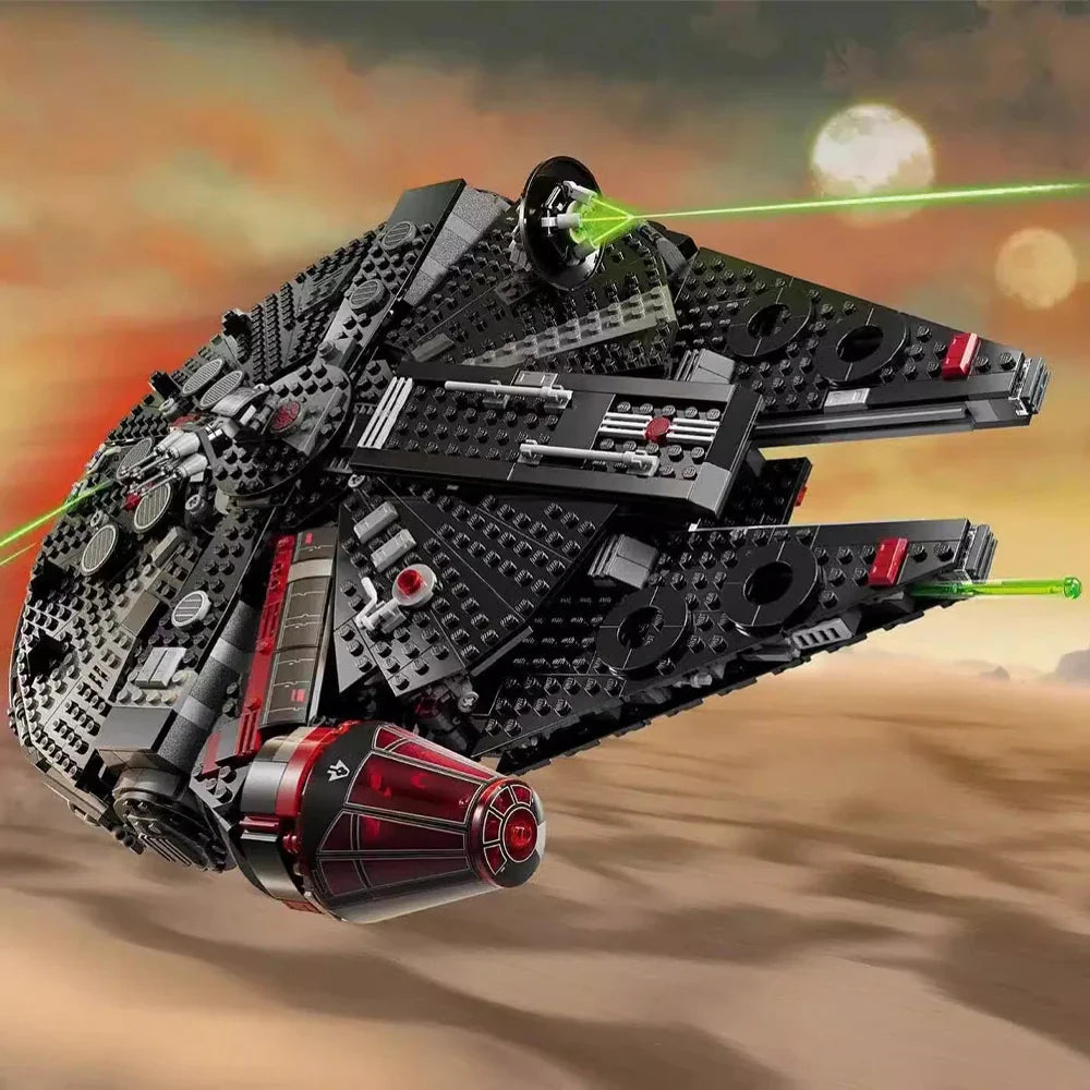 New Falcon Millennium Dark Spaceship – Building Blocks Puzzle Battle Series Toy for Adults & Boys, Birthday Gift