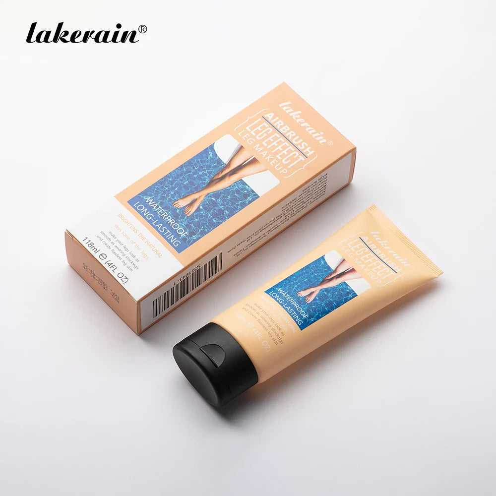 Waterproof Long-Lasting Leg Makeup Lotion — Medium Bronze Body Foundation & Tanning Cream for Even Skin Tone