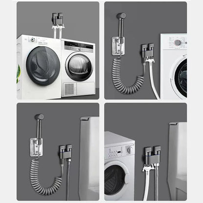 Double Control Washing Machine Faucet - Dual Outlet Triangle Valve Water Tap for Toilet and Washing Machine Connection