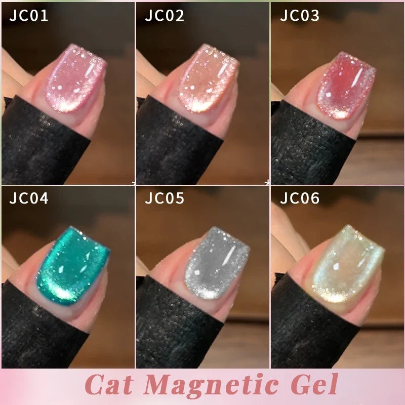UR SUGAR Jelly Pink Cat Magnetic Gel Nail Polish 15ml - Glitter Ice Effect Soak Off UV LED Semi-Permanent Manicure Gel