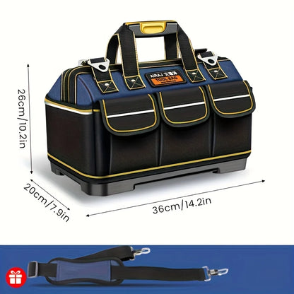 AIRAJ Multifunctional Tool Bag - 1680D Oxford Waterproof Electrician Storage Organizer