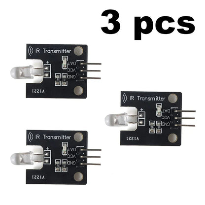 38KHz IR Infrared Transmitter Receiver Module Kit - 10M Range Remote Control Signal Learning for Arduino, Smart Home & RC Car