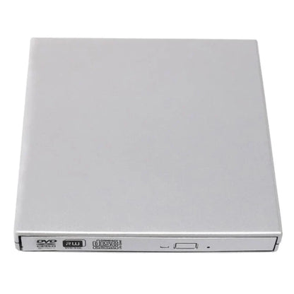 Professional Slim External DVD Drive – Low-Noise USB 2.0 DVD/VCD/CD-RW Burner & Player