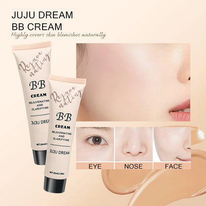 BB Cream & Isolation Liquid Foundation – Moisturizing, Oil-Control, Long-Lasting Makeup for Dry Skin, No Powder Finish
