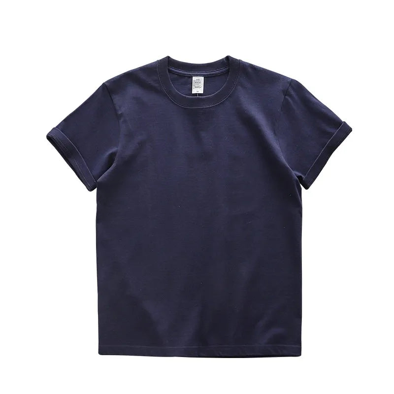 Dukeen Heavyweight Cotton T-Shirt - 280gsm Oversized Short Sleeve Casual Tee for Men Summer Streetwear