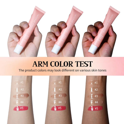 Summer Lip Balm Gloss - Moisturizing Vanilla Mint Scented Transparent Lip Oil Makeup