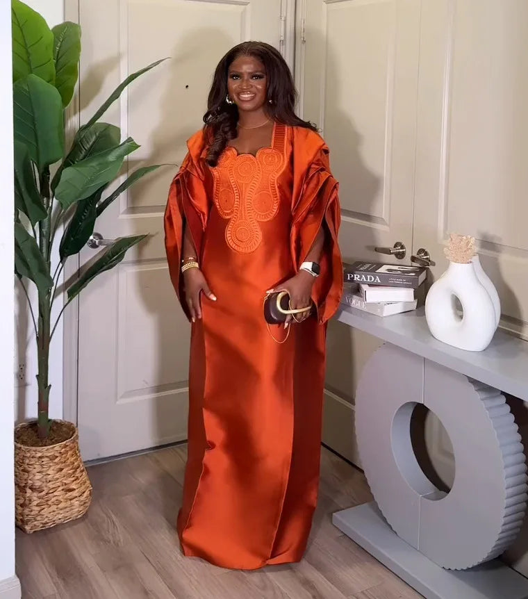 African Dresses for Women - Traditional Dashiki Ankara Gown, Abaya, Kaftan Maxi Long Dress
