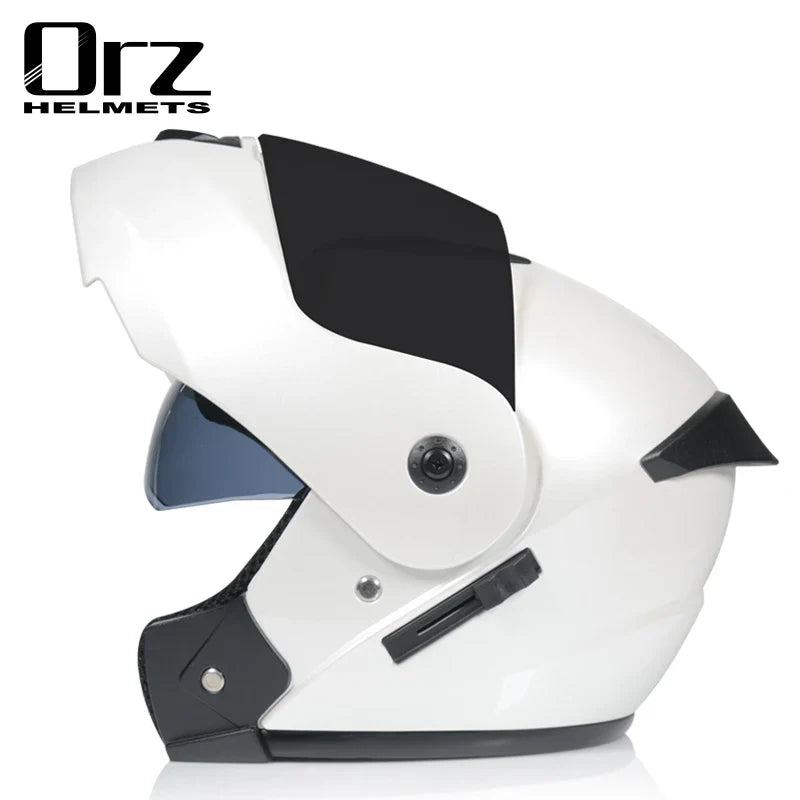 Dual Lens Full Face Motorcycle Helmet - Racing Downhill Motorbike Protective Safety Helmet Gear