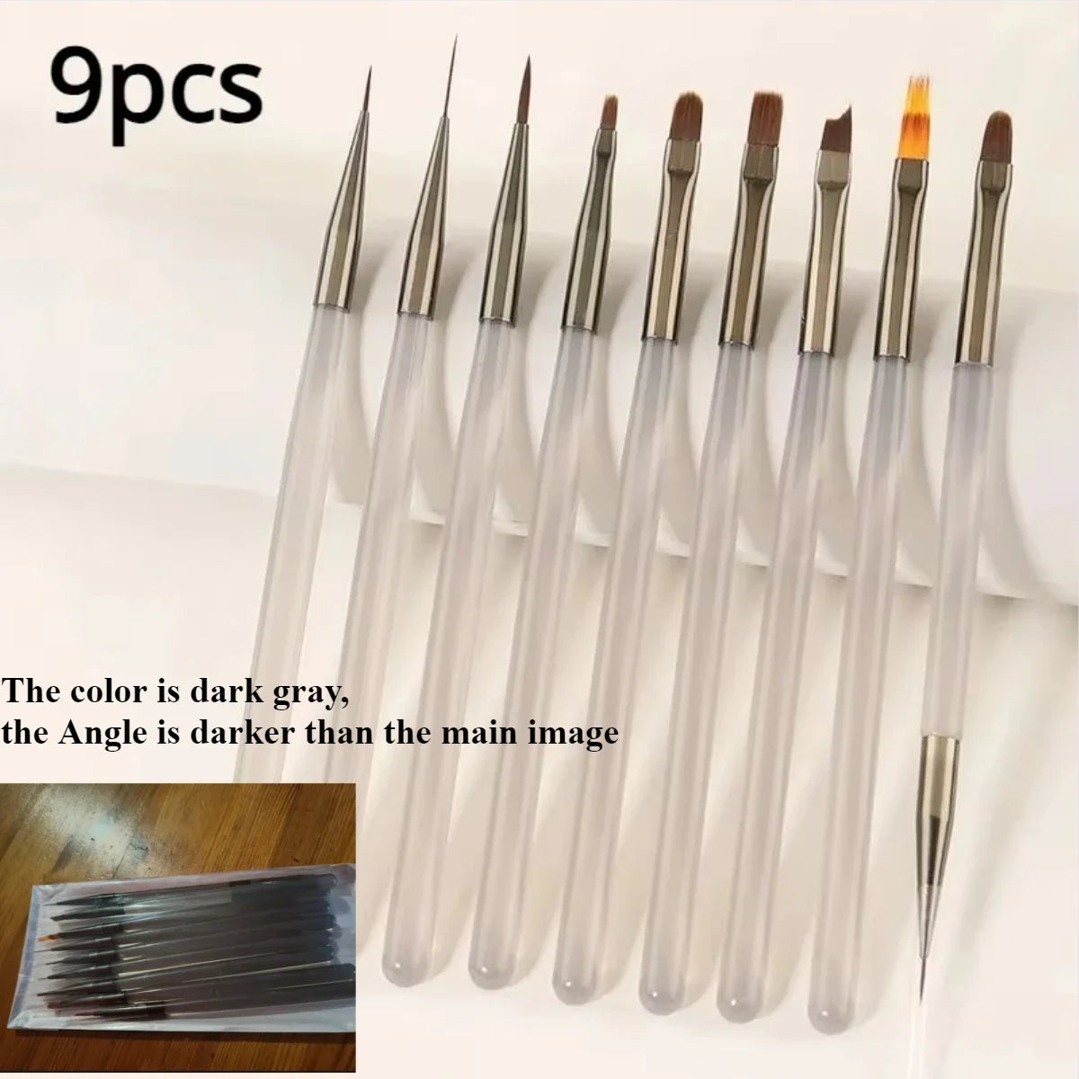 Nail Art Liner Brushes – Striping & Drawing Pens for Elongated Lines, 6–25mm Professional Manicure Design Tools