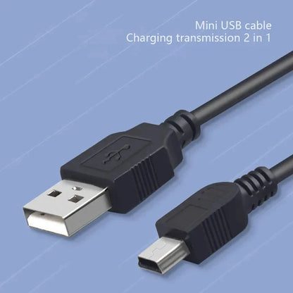 USB 2.0 Male A to Mini B 5-Pin Charging Cable for Digital Cameras Data Transfer & Power Cord Mini USB Charger Cable 1-5 Pack High Speed Sync Cable
