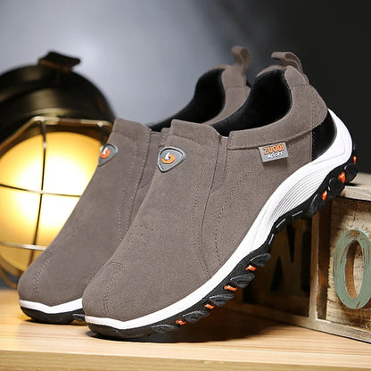 Men’s Non-Slip Hiking Shoes - Wear-Resistant Casual Sports Sneakers for Outdoor Walking and Daily Comfort