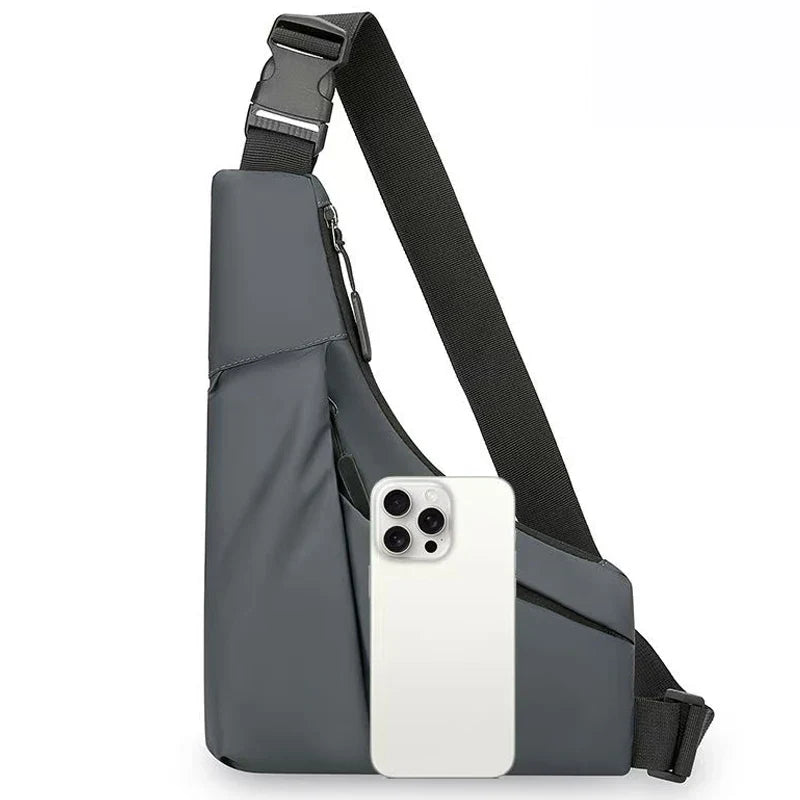 Men’s Portable Chest Bag – Lightweight Asymmetrical Crossbody for Outdoor Sports, Travel, Hiking & Daily Use