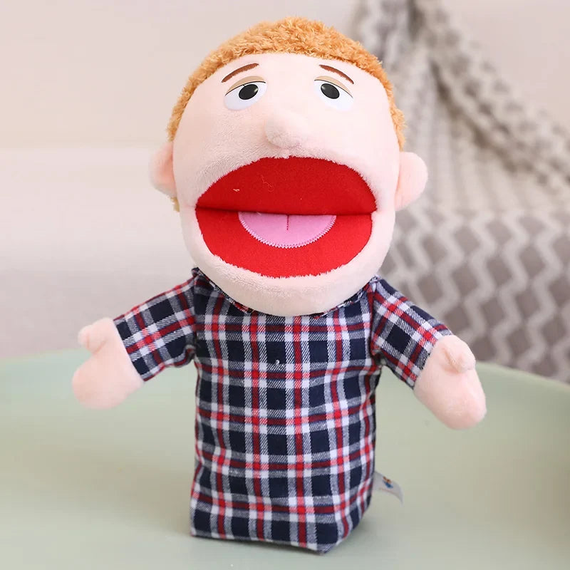 Kids Plush Finger Puppet Toys - 28-33cm Role Play Dolls for Bedtime Stories, Family Games & Creative Fun