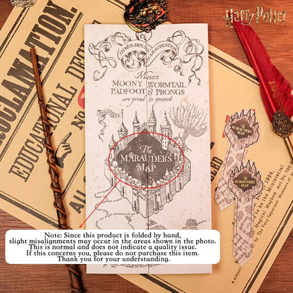 Wizarding World Marauder’s Map - High-Definition Magic Academy Treasure Hunt Gift