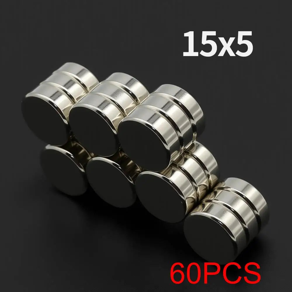 N35 Neodymium Magnets - Super Strong Round Permanent Fridge Magnets for DIY Projects & Crafts