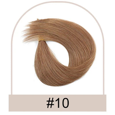 Silk Top Swiss Lace Clip-In Topper – Straight Real Human Hair Toupee with Bangs, Breathable & Soft, Blonde Color