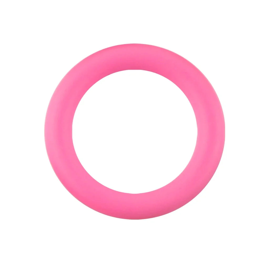Kovict Silicone Ring Pendant Blanks - 65mm Round Printed Rings for DIY Jewelry & Craft Making