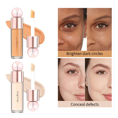 Pore Blurring Concealer - Moisturizing Oil Control Long Lasting Sweat Resistant Makeup for Facial Blemish Coverage