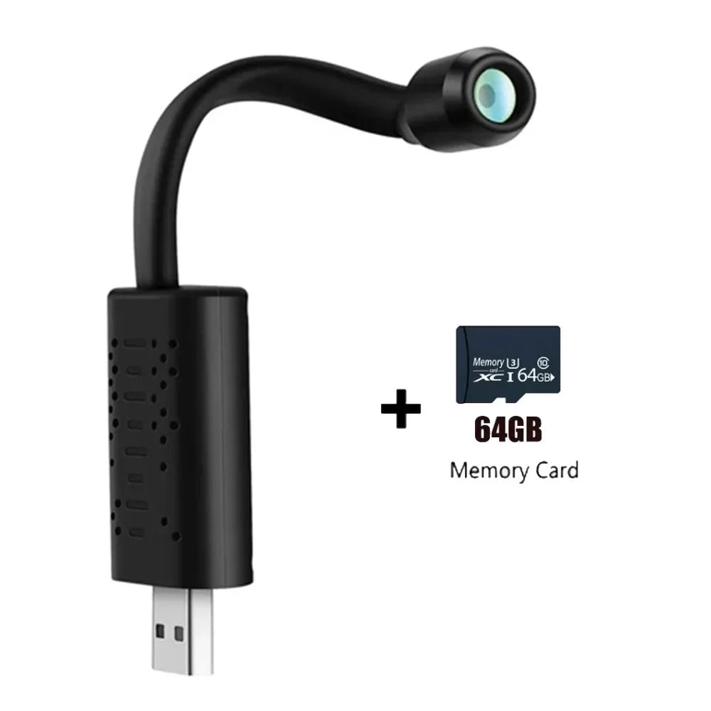 1080P Mini USB WiFi Camera - Motion Detection Smart Surveillance & Security Monitoring Camera