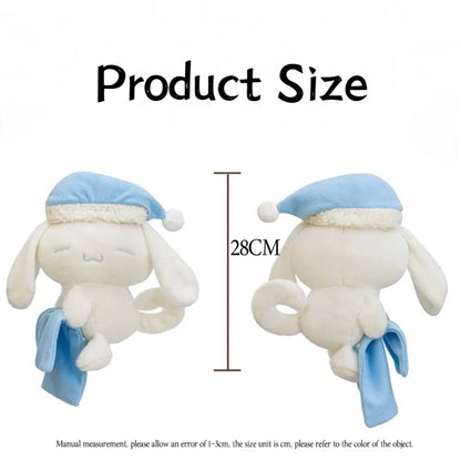 Cinnamoroll Sleeping Plush Pillow - Soft Huggable Stuffed Animal & Cute Bedroom Gift