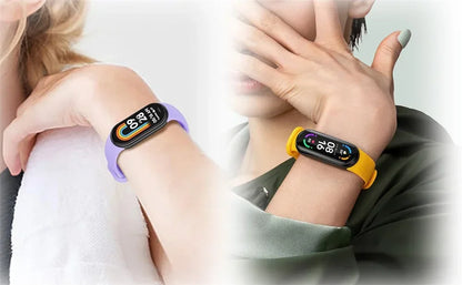 Waterproof Silicone Sport Strap for Xiaomi Mi Band 8/9 NFC – Replacement Smartwatch Bracelet