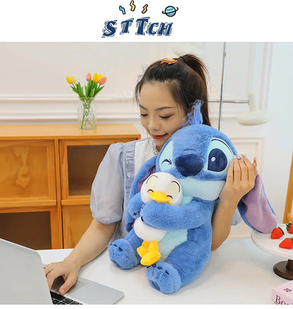 Disney 30cm Lilo & Stitch Plush Toys – Cute Anime Plushies & Donald Duck Stuffed Ornaments for Kids Christmas Gift