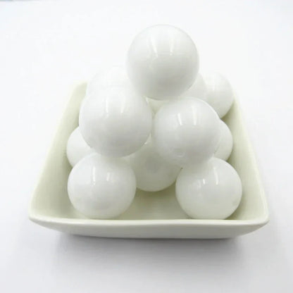 Acrylic Chunky Round Beads - 6mm to 20mm Solid Bubblegum Beads for DIY Handmade Jewelry & Craft Making