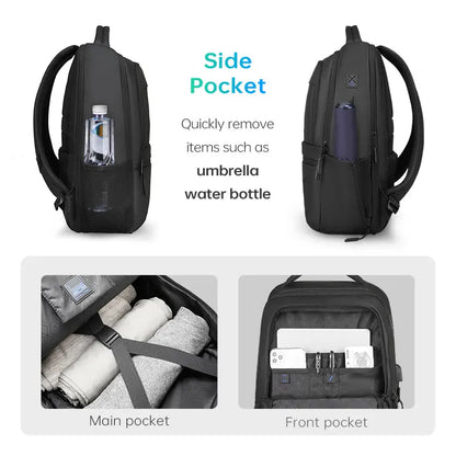 MARK RYDEN Multi-Layer Men's Backpack — Water-Repellent Laptop Bag Fits 15.6" for Students