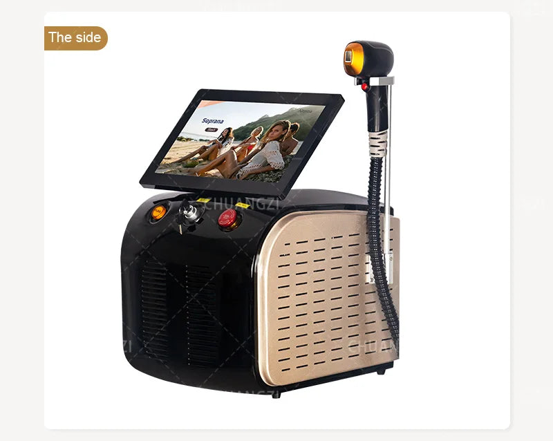 2025 3000W Alexandrite Ice Platinum Diode Laser Epilator - Professional Permanent Hair Remover for Women