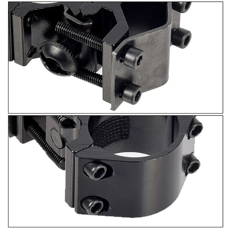 Magnetic Scope Mount Bracket - Strong X Holder for Flashlights, Lasers & Outdoor Accessories