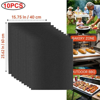 Multifunctional Grill Mat - Reusable High-Temperature Resistant Baking & Microwave Oven Liner for Easy Cooking