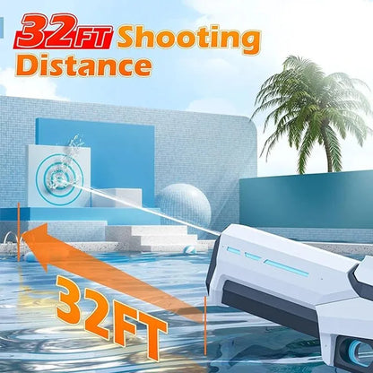 Electric Water Guns for Adults - Powerful Automatic Squirt & Water Suction Blasters | Summer Outdoor Beach Toy for Kids & Gift