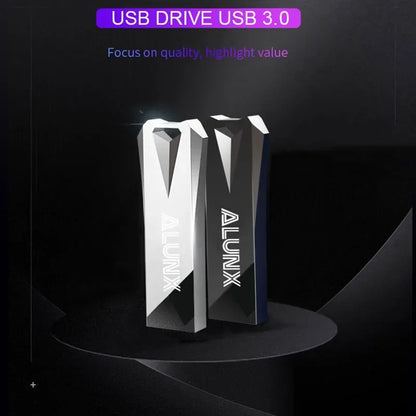 ALUNX USB 3.0 Flash Drive – 4GB/8GB/16GB/32GB/64GB/128GB Metal USB Pendrive Memory Stick